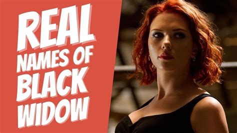 black widow actor|what is black widows real name.